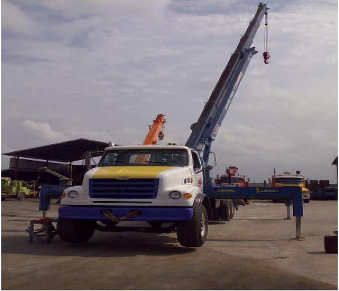 Mounted Truck Crane STERLING LT7501